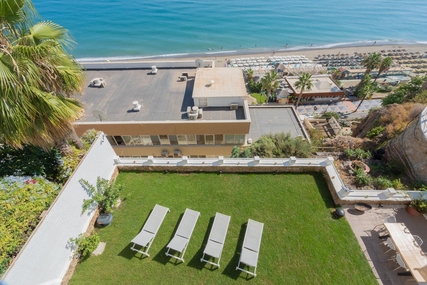 Private 250Sqm Garden Duplex, Jacuzzi, Cinema, Sea View Escape Apartment Torremolinos Exterior foto